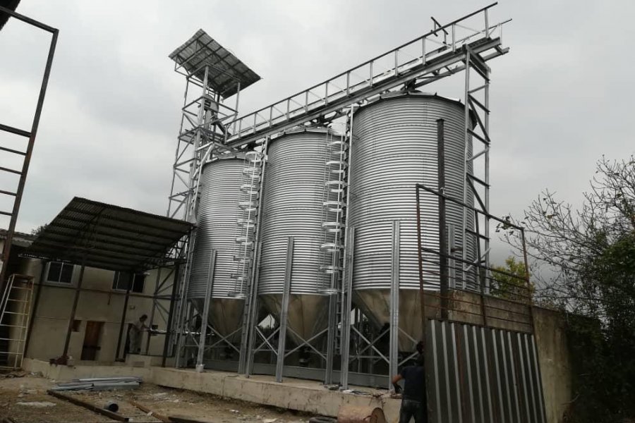 Konik Tabanlı Ticari Silo